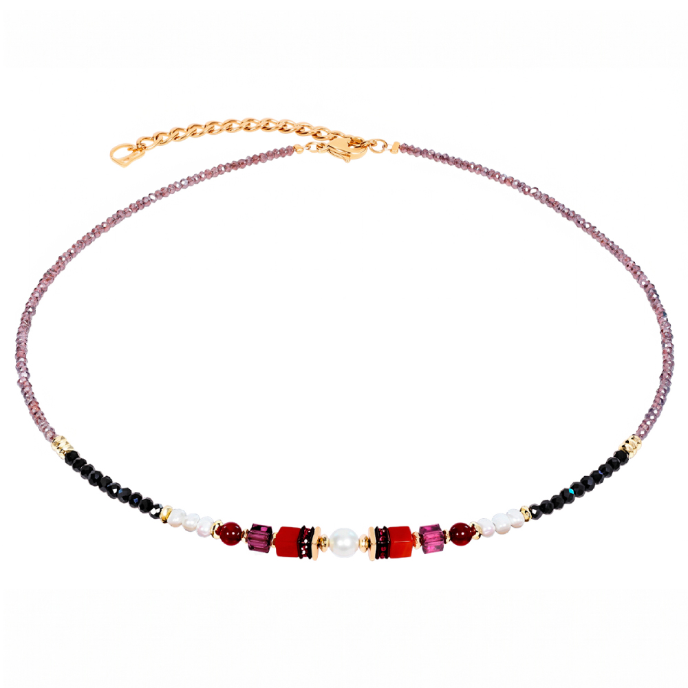 Колье Red-Purple 1142/10-0308
