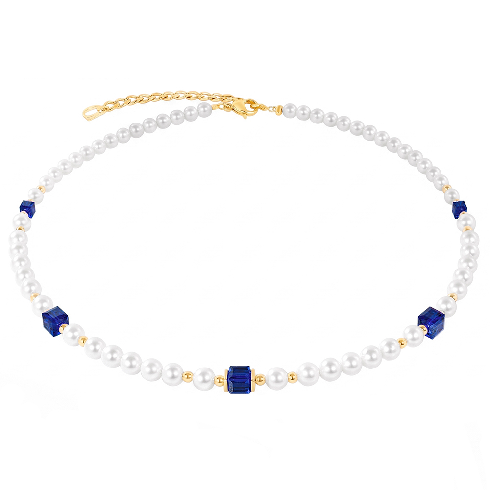 Колье Dark Blue 2110/10-0721