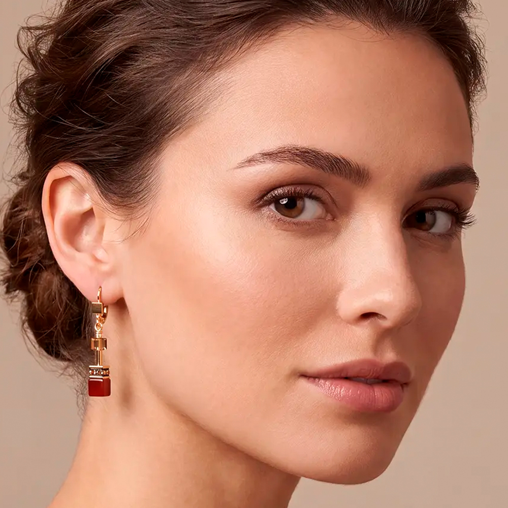 Серьги Brown-Red 4905/20-1103