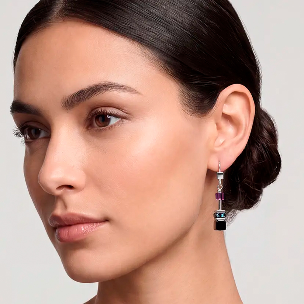 Серьги Purple-Grey 4905/20-0812