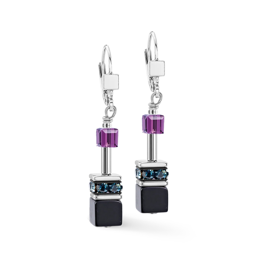 Серьги Purple-Grey 4905/20-0812