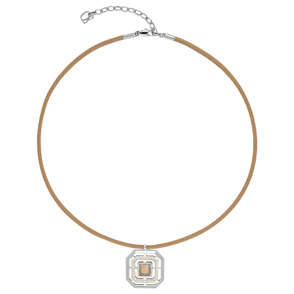 Колье Beige-Silver 2065/10-1017