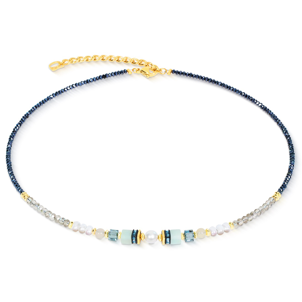 Колье Blue-Aqua 1142/10-0737