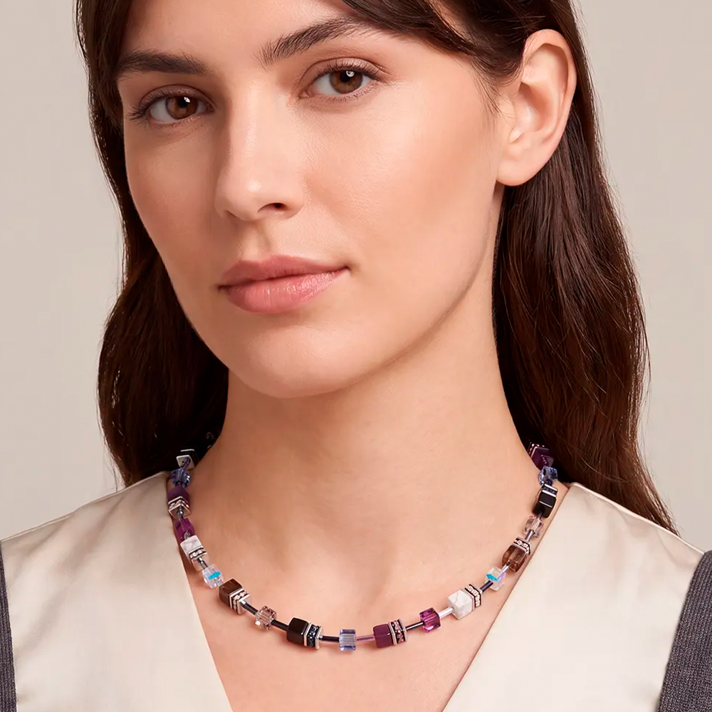 Колье Purple-Grey 4905/10-0812