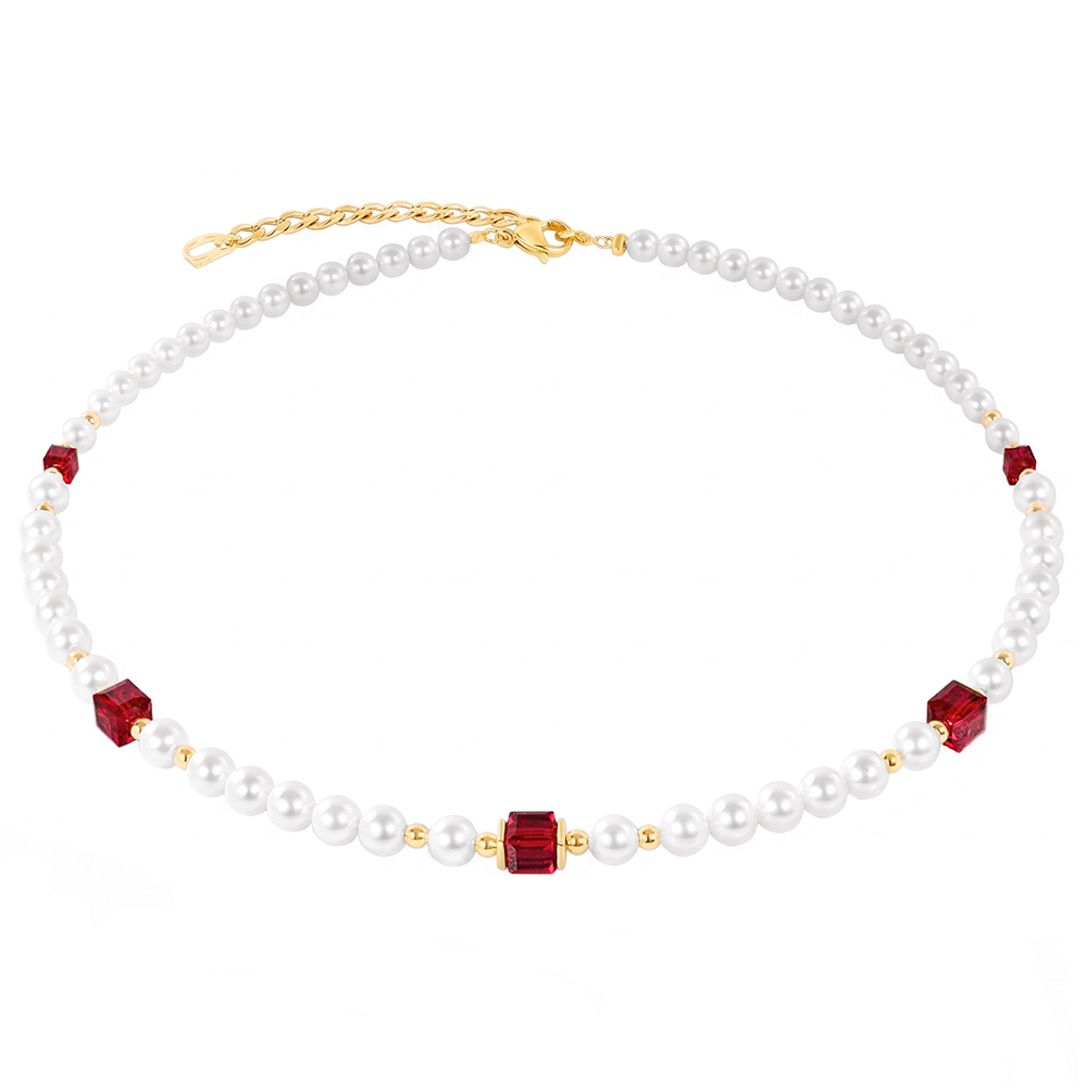 Колье Dark Red 2110/10-0321