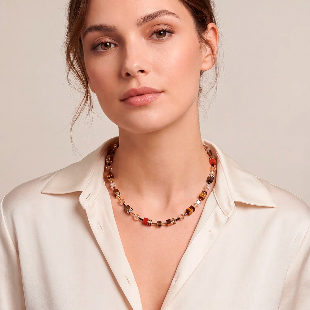 Колье Brown-Red 4905/10-1103