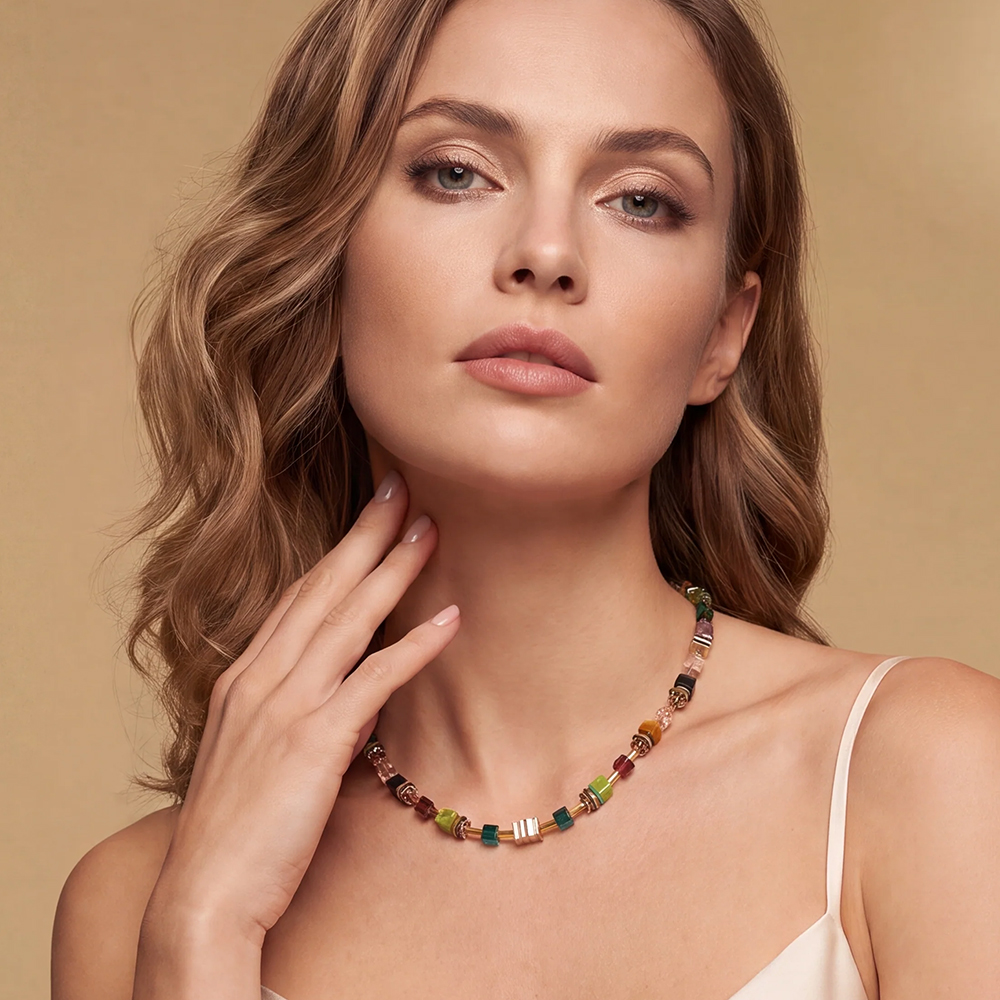 Колье Brown-Olive 3025/10-1109