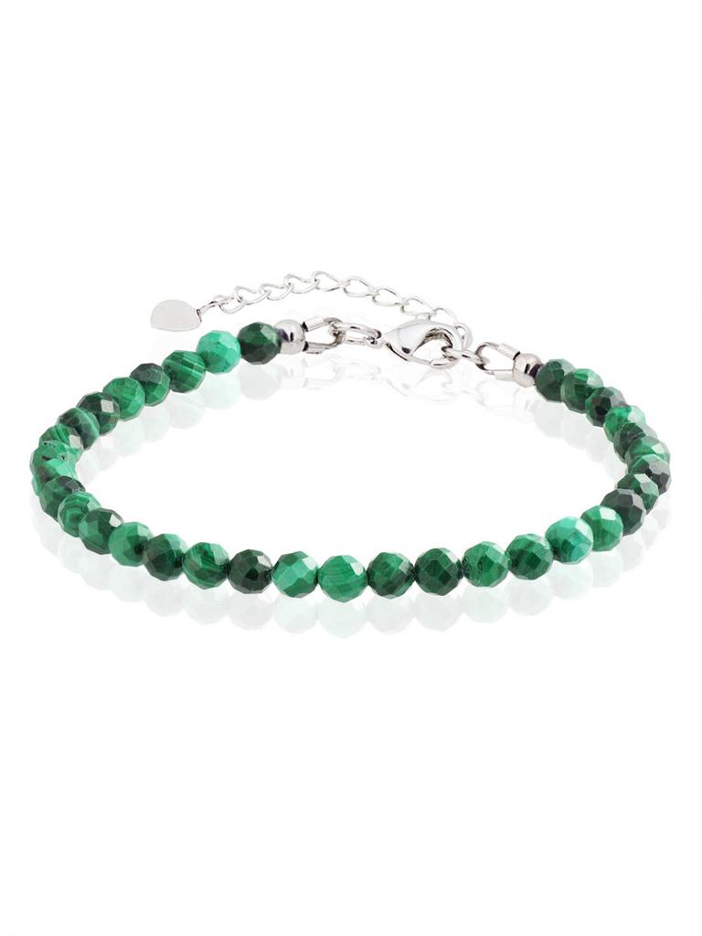 Браслет Miniature Malakhit из миниатюрного малахита ювелирной огранки