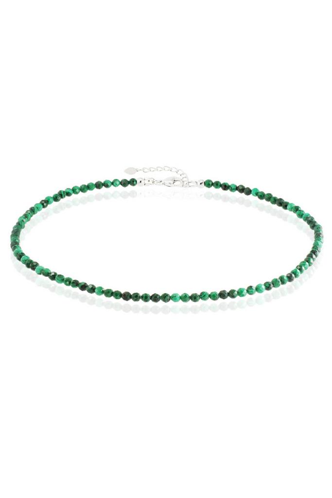 Чокер Miniature Malakhit из миниатюрного малахита ювелирной огранки