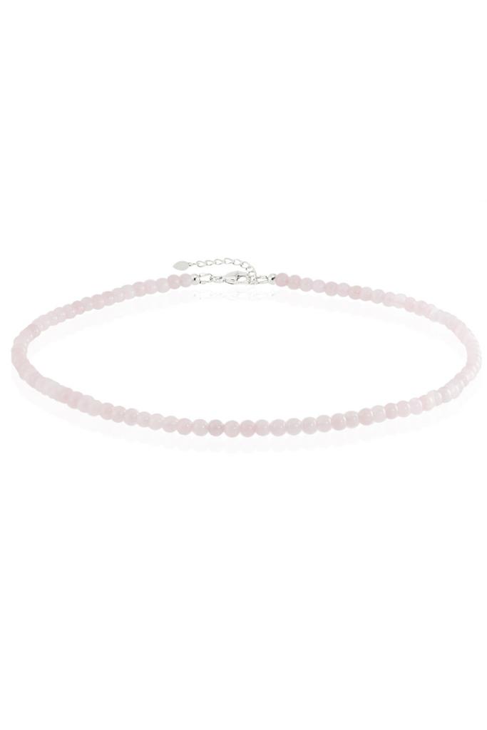 Чокер Miniature Rose из миниатюрного мадагаскарского розового кварца