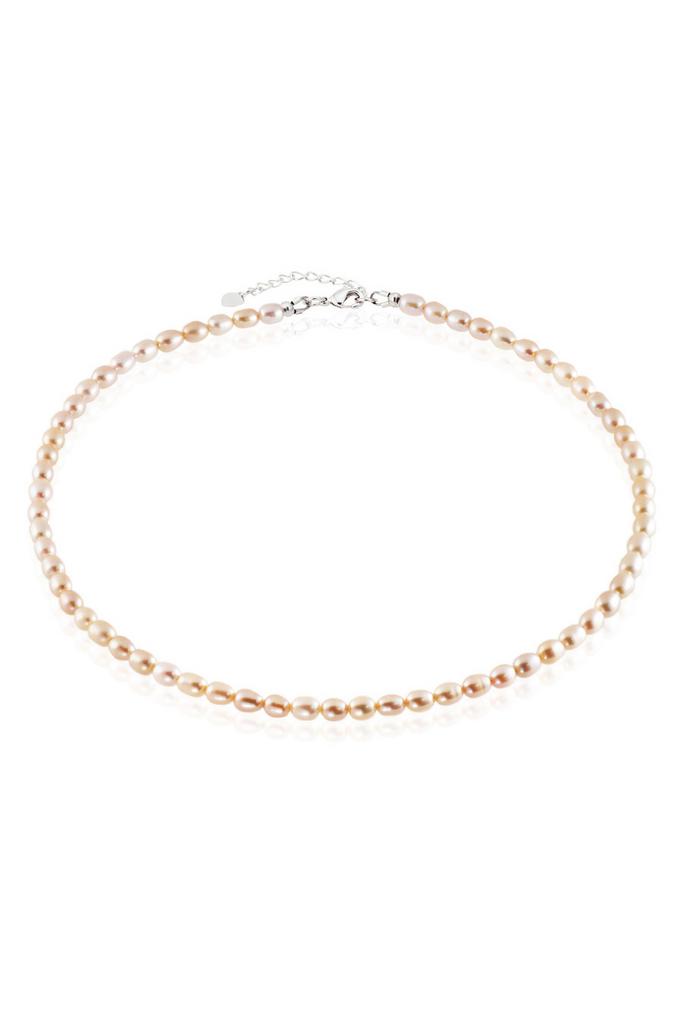 Чокер Catherine Rose из натурального розового жемчуга