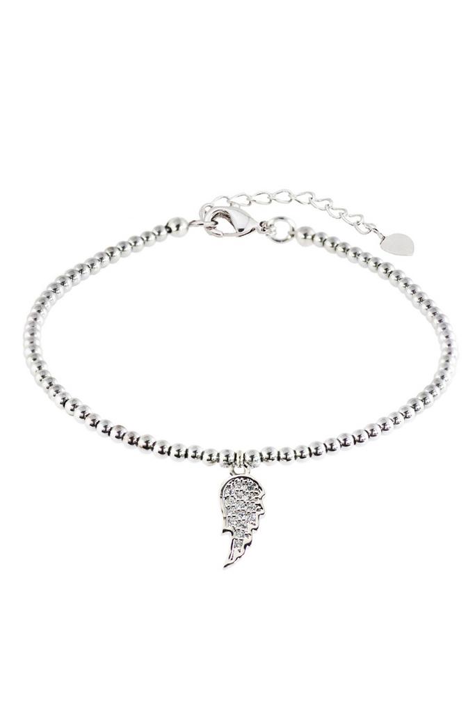 Браслет Talisman Wing из гематита с подвеской "Крыло"