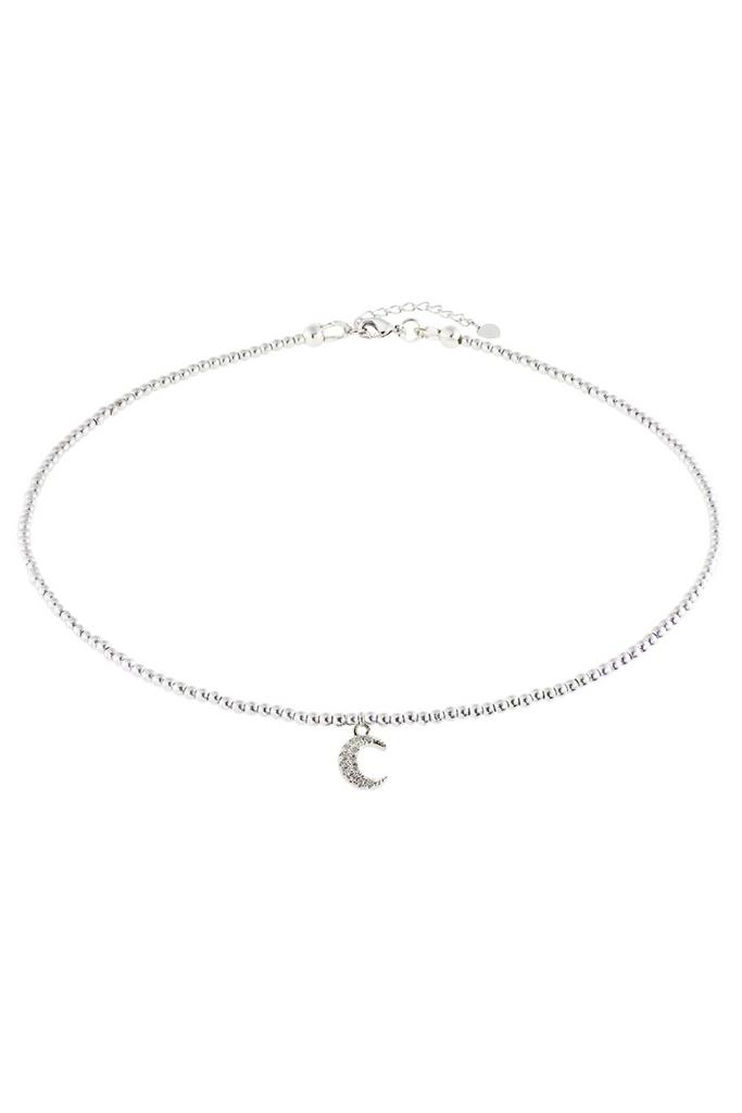 Чокер Talisman Moon из гематита с подвеской "Луна"