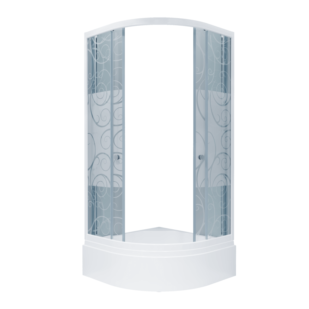 Душевое ограждение Triton Стандарт B1 90*90 Узоры