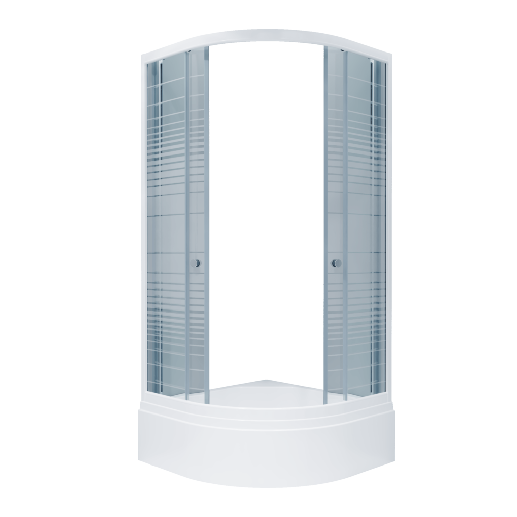 Душевое ограждение Triton Стандарт B1 90*90 Полосы