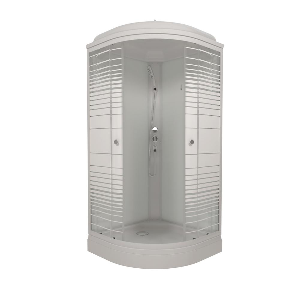Душевая кабина Triton Стандарт А3 90*90 Полосы