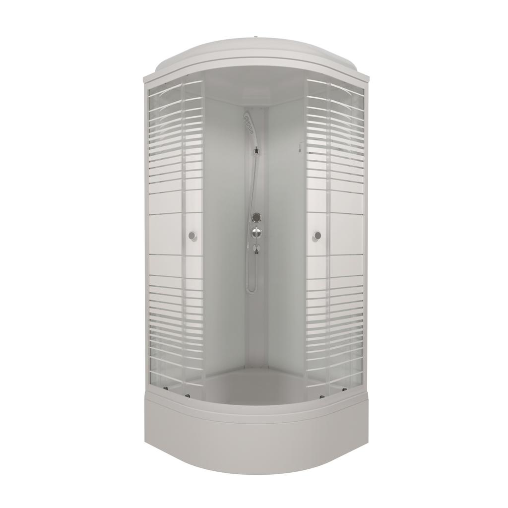 Душевая кабина Triton Стандарт В3 90*90 Полосы