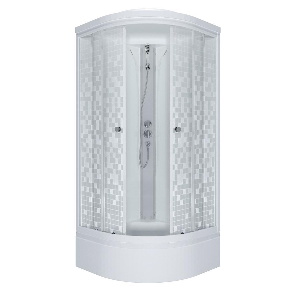 Душевая кабина Triton Стандарт В3  100*100 Мозаика