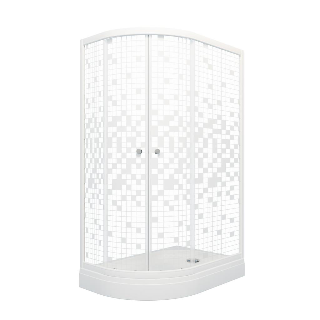 Душевое ограждение Triton Коралл А1 120*80 правая Мозаика