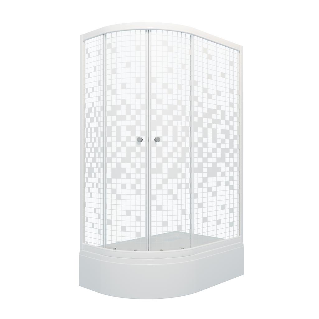 Душевое ограждение Triton Коралл B1 120*80 правая Мозаика