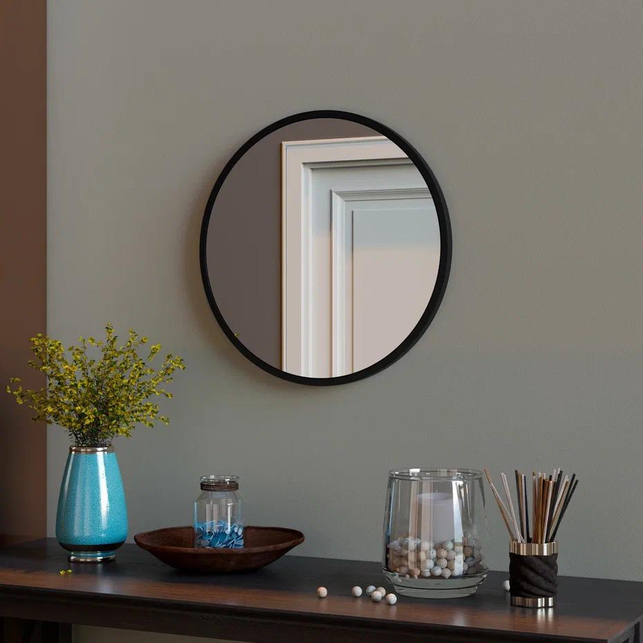 Зеркало Continent Мун черное