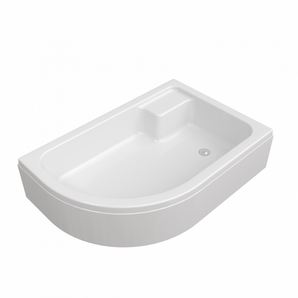 Поддон душевой Triton 120х800 средний с сиденьем, правый (ПД19)