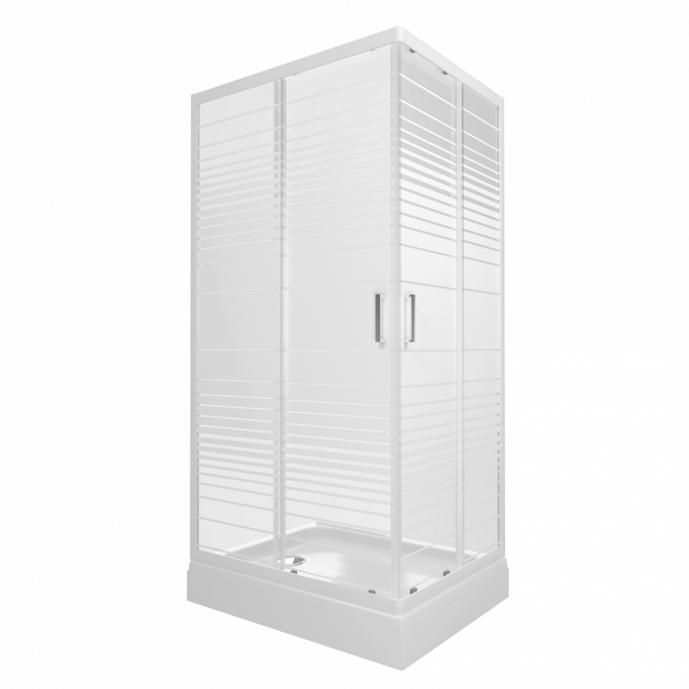 Душевое ограждение Triton фьюжн А 120*80 Полосы