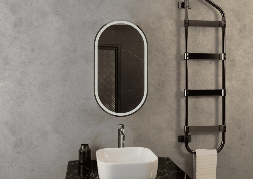 Зеркало-шкаф Continent Elmage White LED