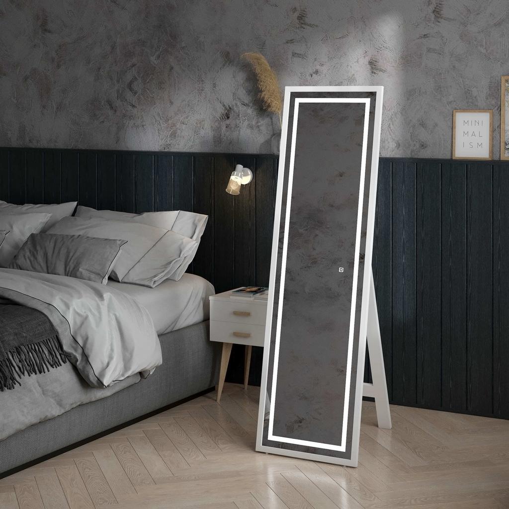 Зеркало Continent напольное Norden White LED