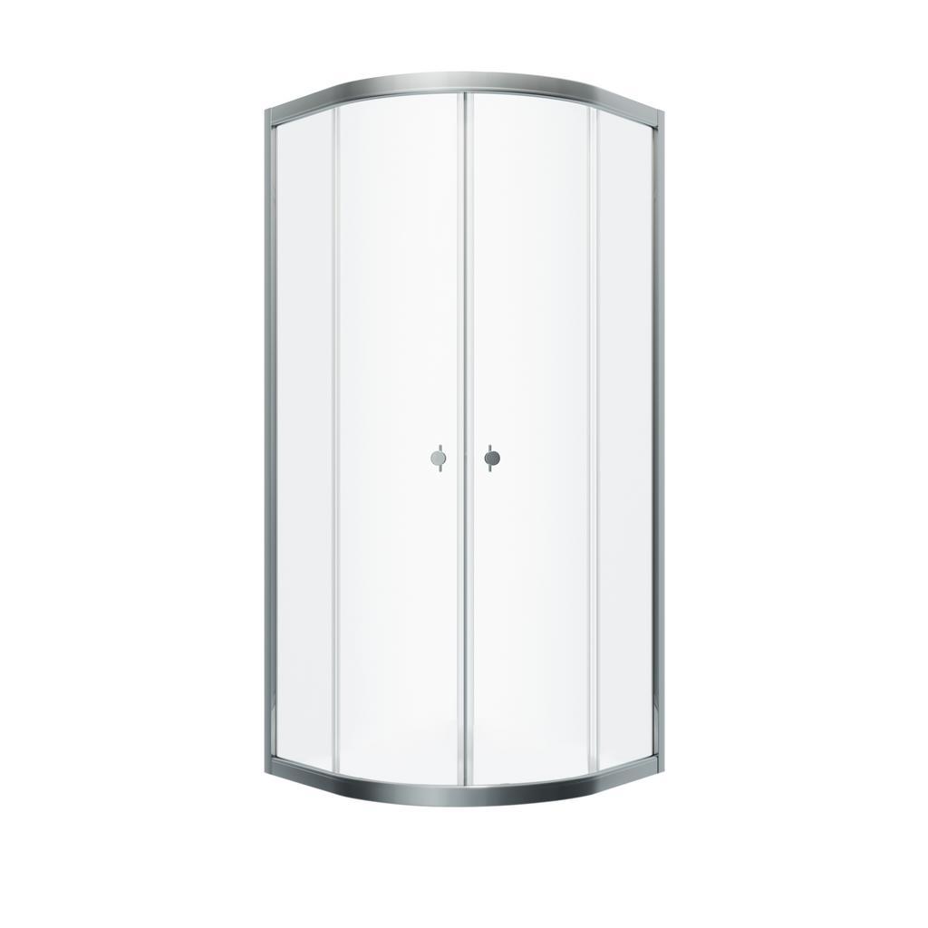 Душевое ограждение Triton без поддона Альфа Хром А1  100*100 Прозрачный
