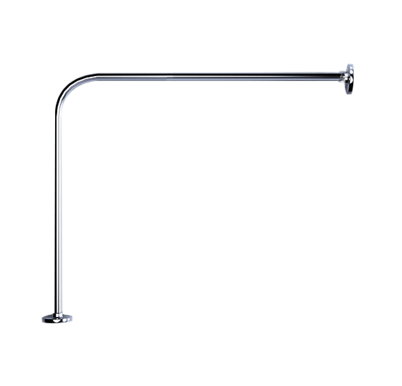 Карниз Triton нержавеющий г-образный 1000*800