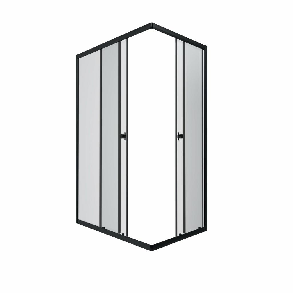 Душевое ограждение Triton без поддона Вента Блэк А1 120*80 Прозрачный