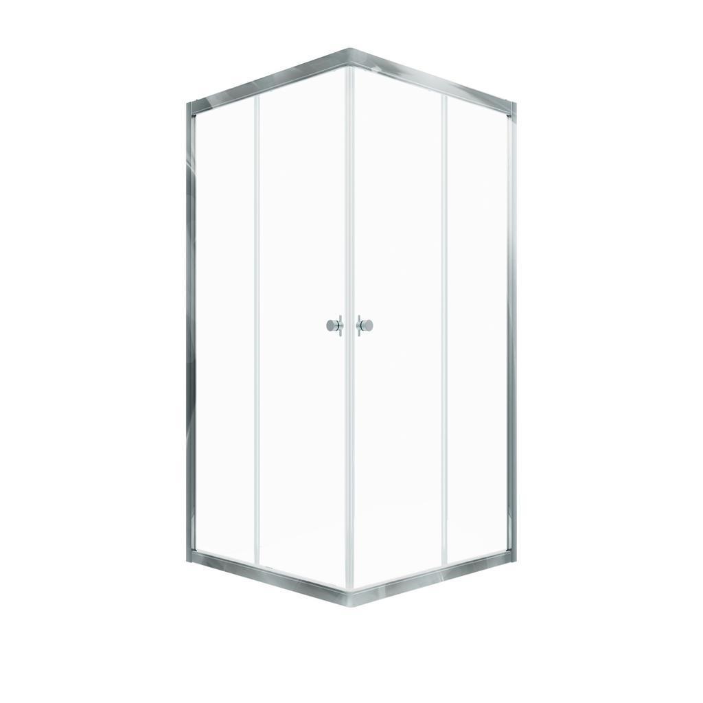 Душевое ограждение Triton без поддона Вента Хром А1  80*80 Прозрачный