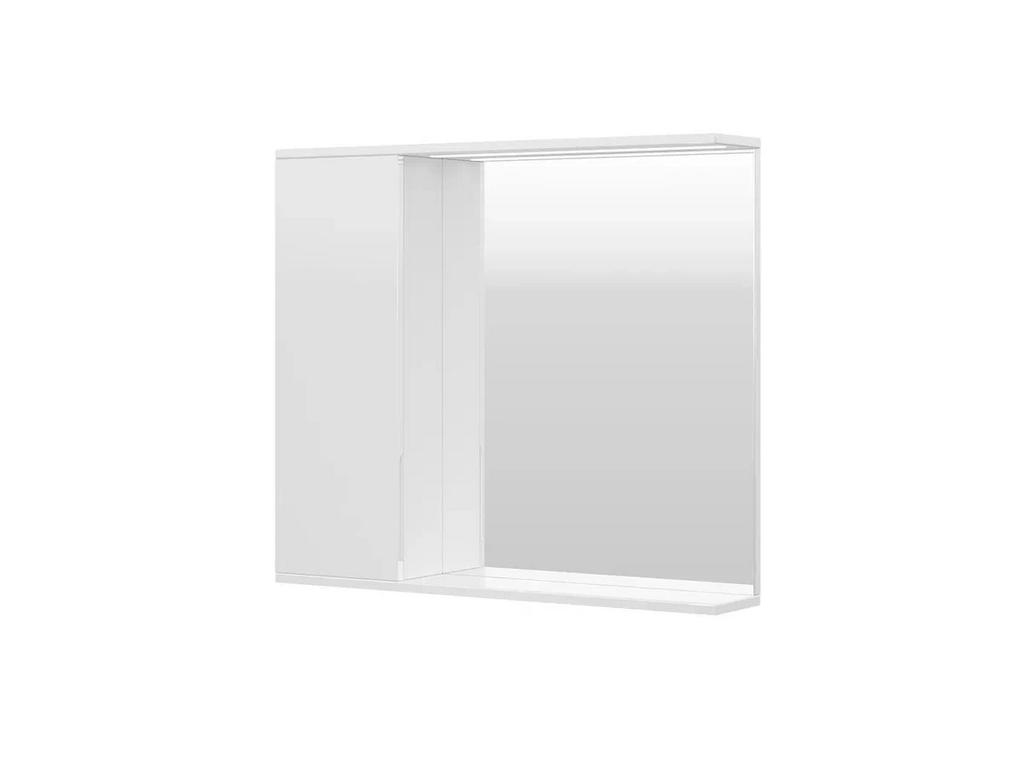 Зеркало-шкаф VOLNA Lake 80 левое (белый)