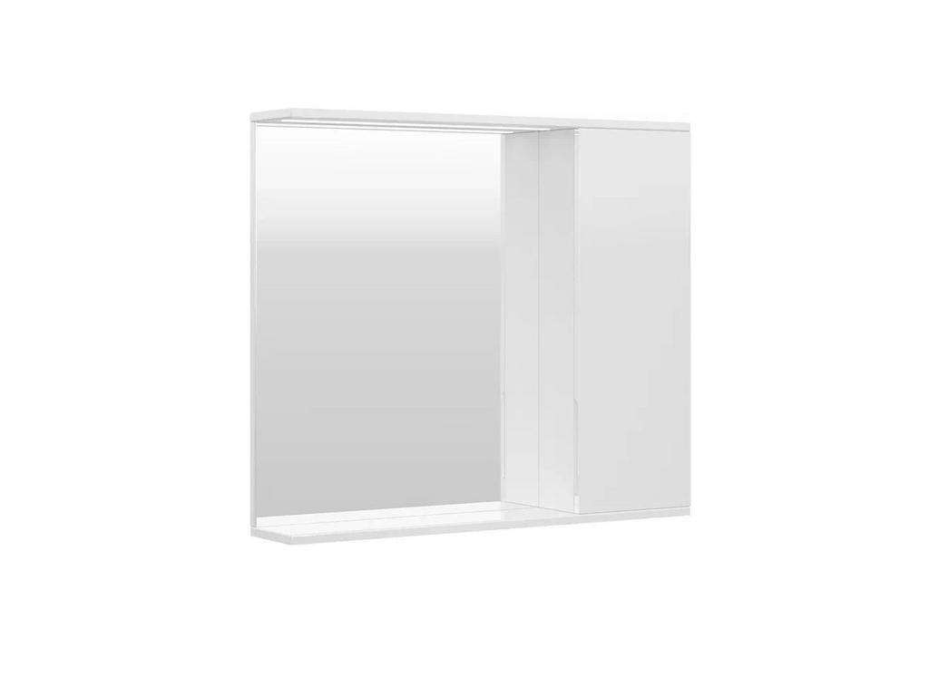 Зеркало-шкаф VOLNA Lake 80 правое (белый)