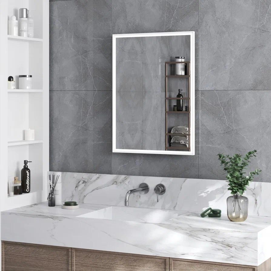 Зеркало Continent Stage LED белое