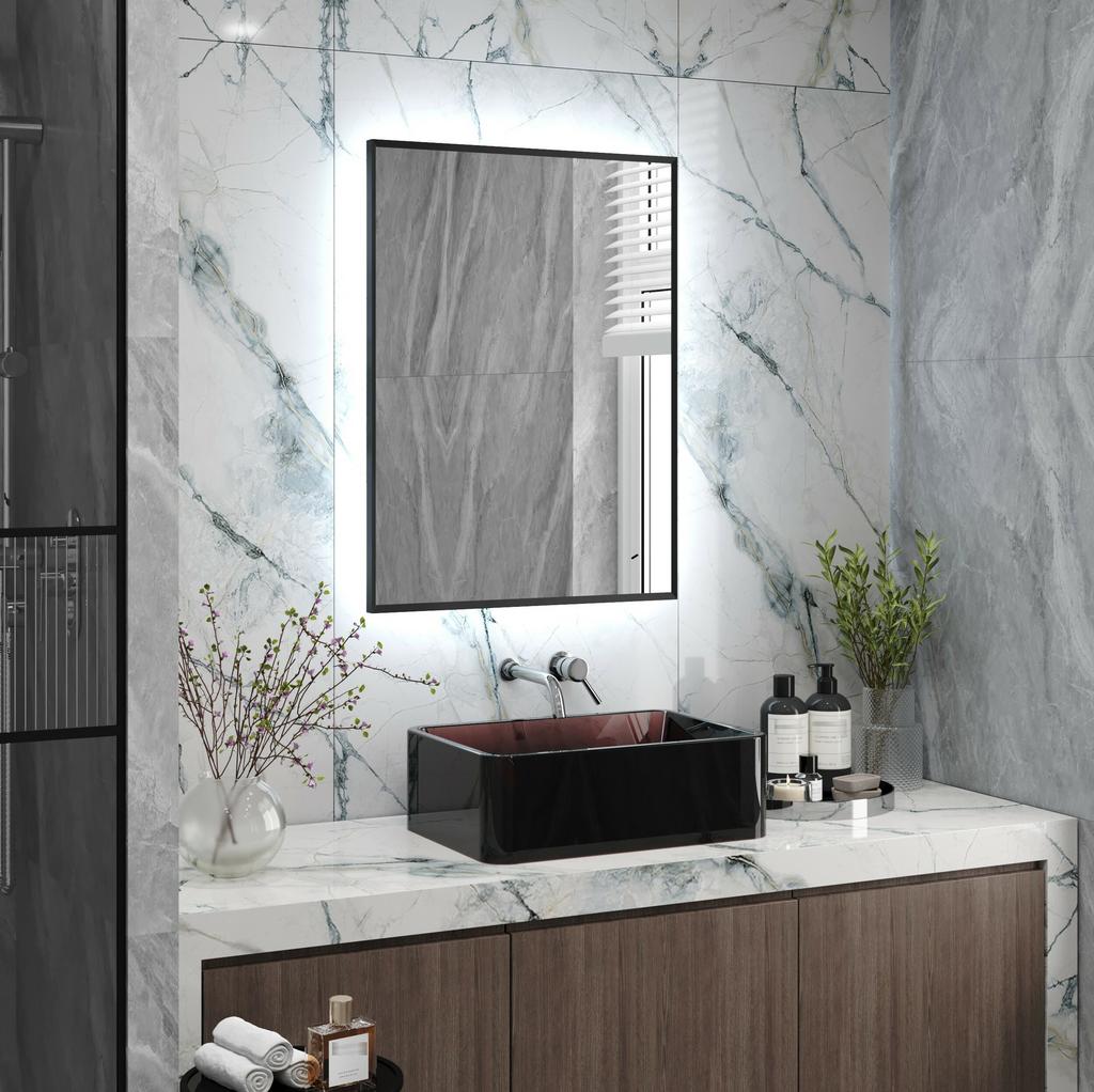 Зеркало Continent Meridian LED греймуар