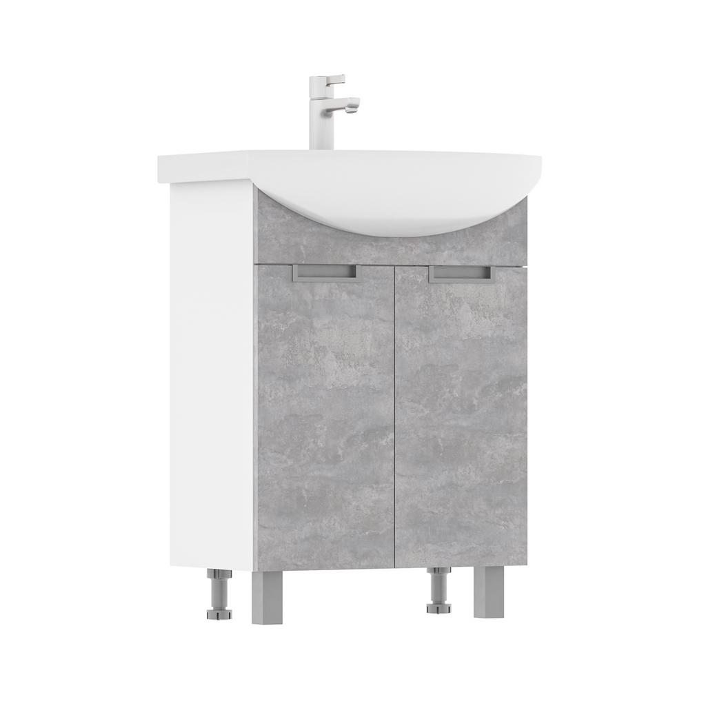 Тумба напольная VOLNA Vario Z  (Бетон) 50.2D (Рива)