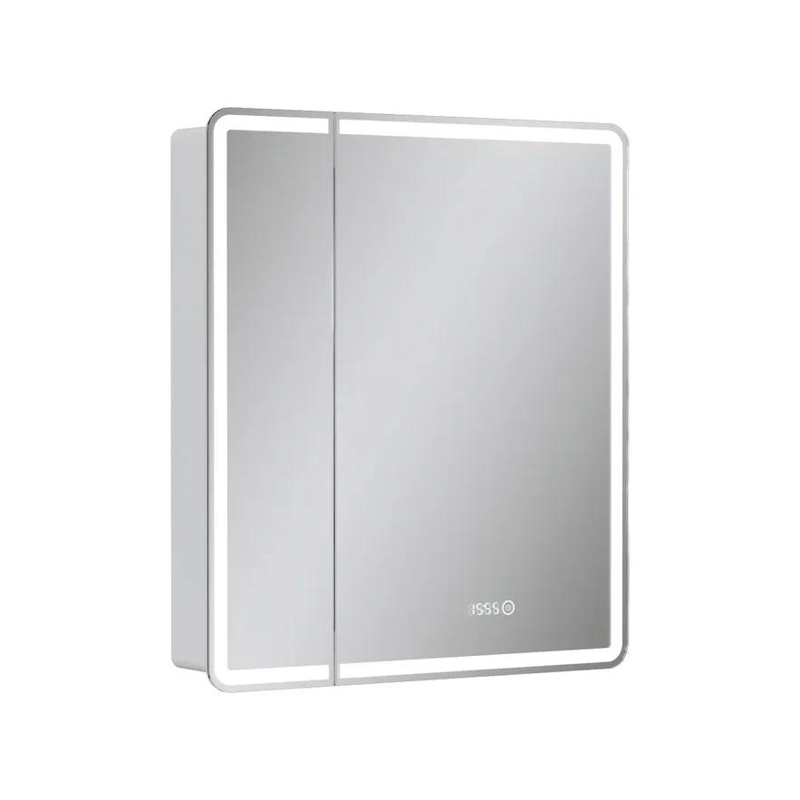 Шкаф зеркальный EQUIL Nice LED 70 с часами