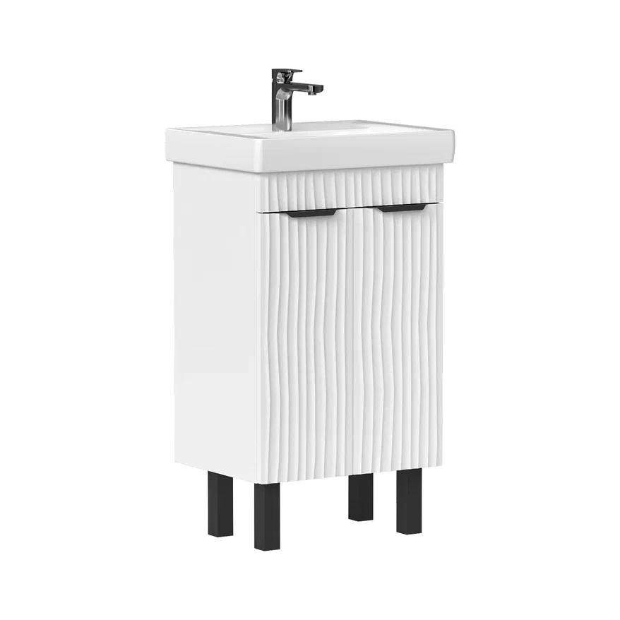 Тумба напольная VOLNA Lotty 50.2D белая (Тигода)