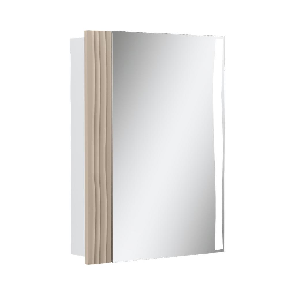 Шкаф зеркальный Lotty LED 60, правый, латте