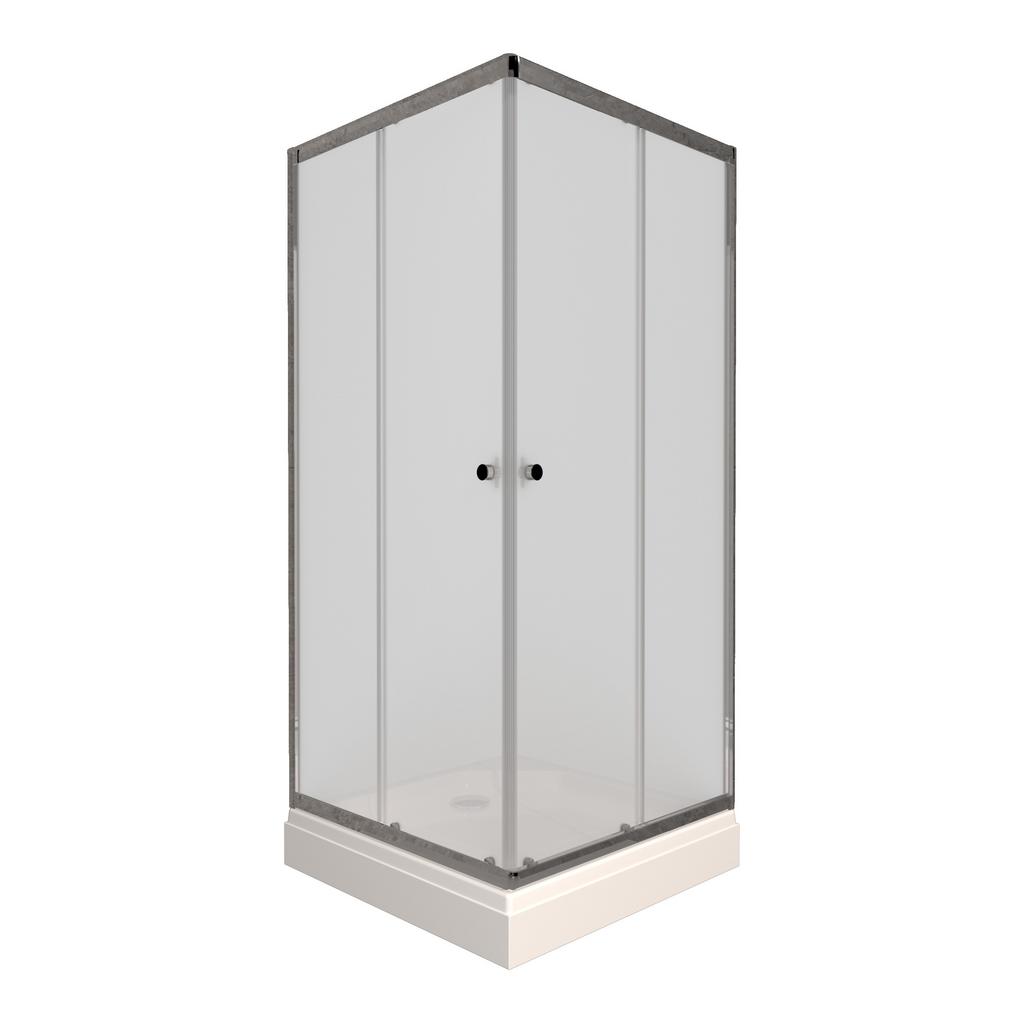 Душевое ограждение Triton Вента-Хром-Вельвет А1 90*90