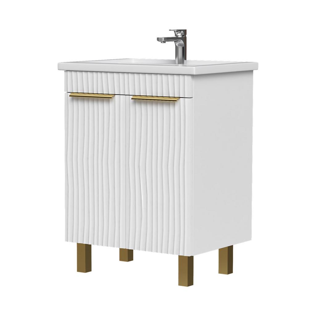 Тумба напольная VOLNA Lotty Gold 60.2D (Фостер)