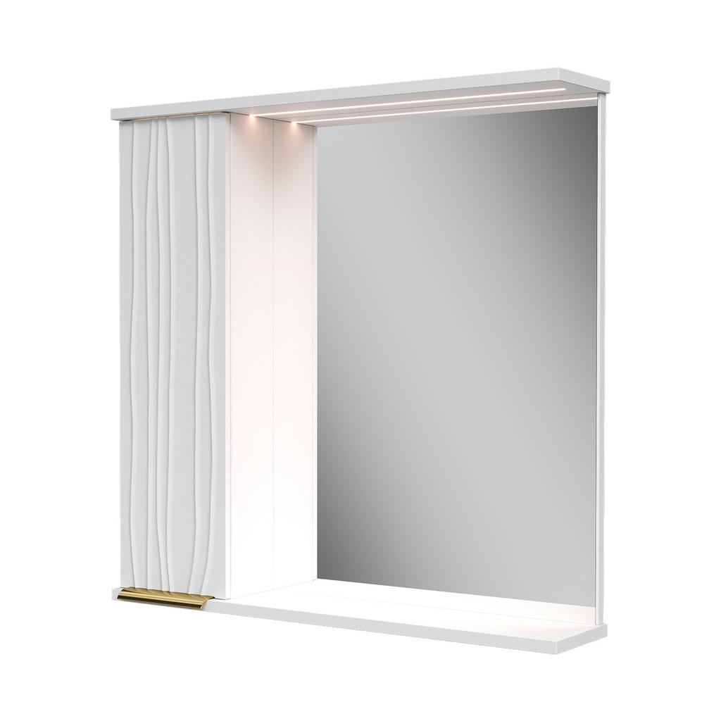 Зеркало-шкаф VOLNA Lotty Gold 70 левый