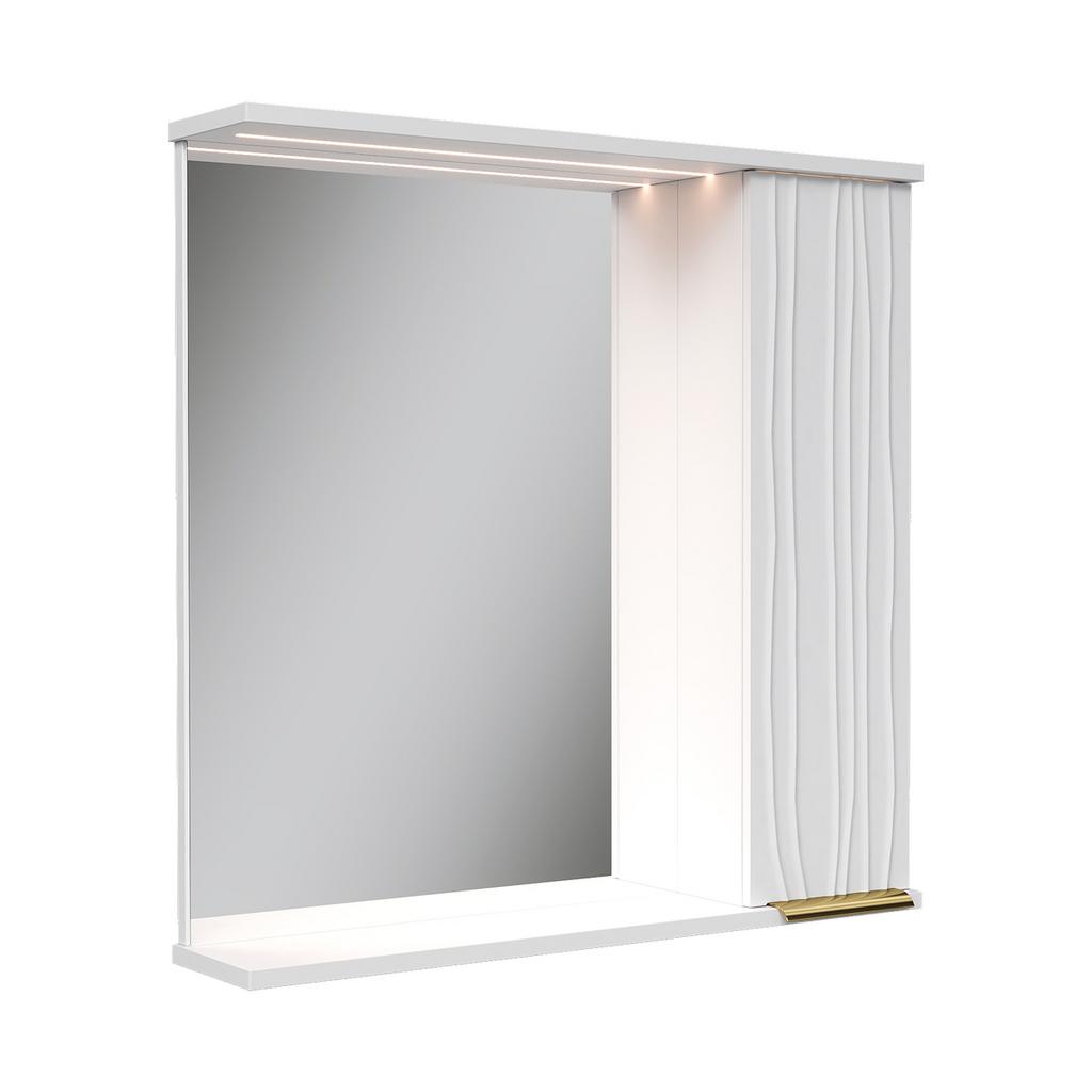 Зеркало-шкаф VOLNA Lotty Gold 70 правый