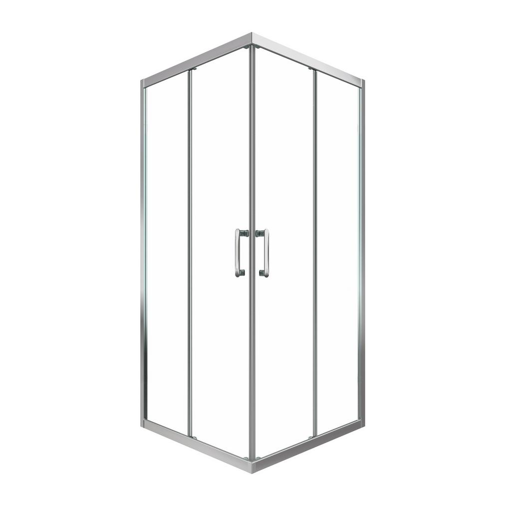 Душевое ограждение Triton без поддона Фикс-Хром 90*90 Прозрачный