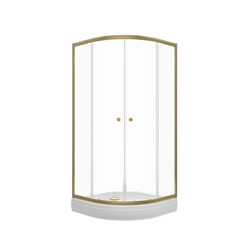 Душевое ограждение Triton Альфа-Голд 90*90 Прозрачный