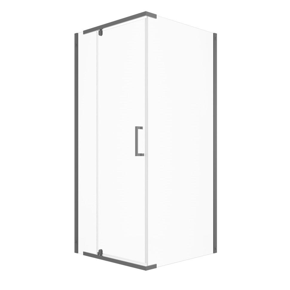 Душевое ограждение без поддона Triton Терра-Графит 90*90 Прозрачный