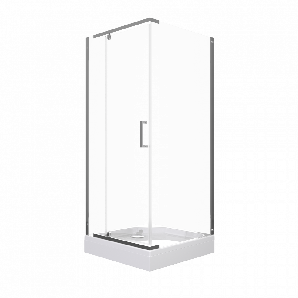 Душевое ограждение Triton Терра-Хром 120*90 Прозрачный