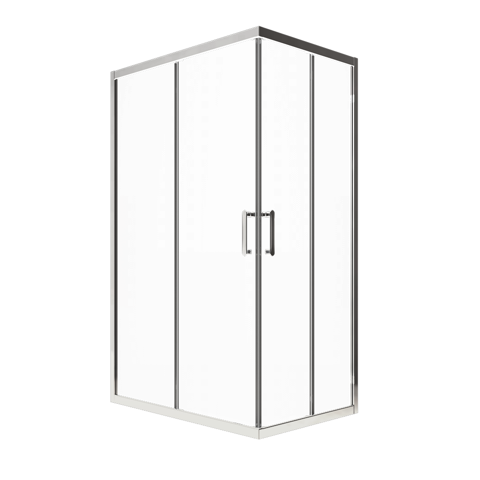 Душевое ограждение Triton без поддона Фикс-Хром 120*90 Прозрачный